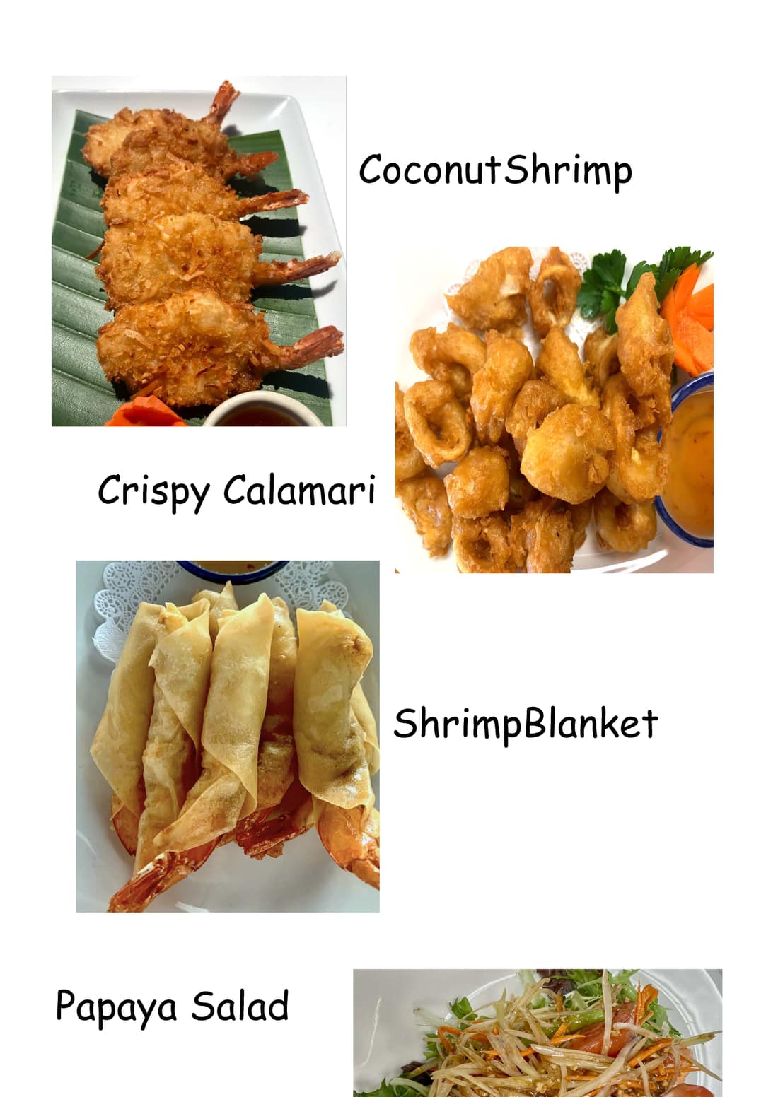 Menu page 3