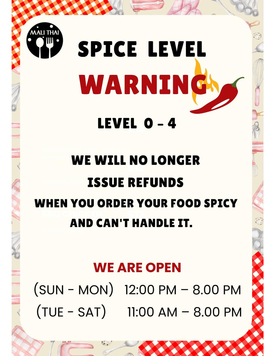 Menu page 14