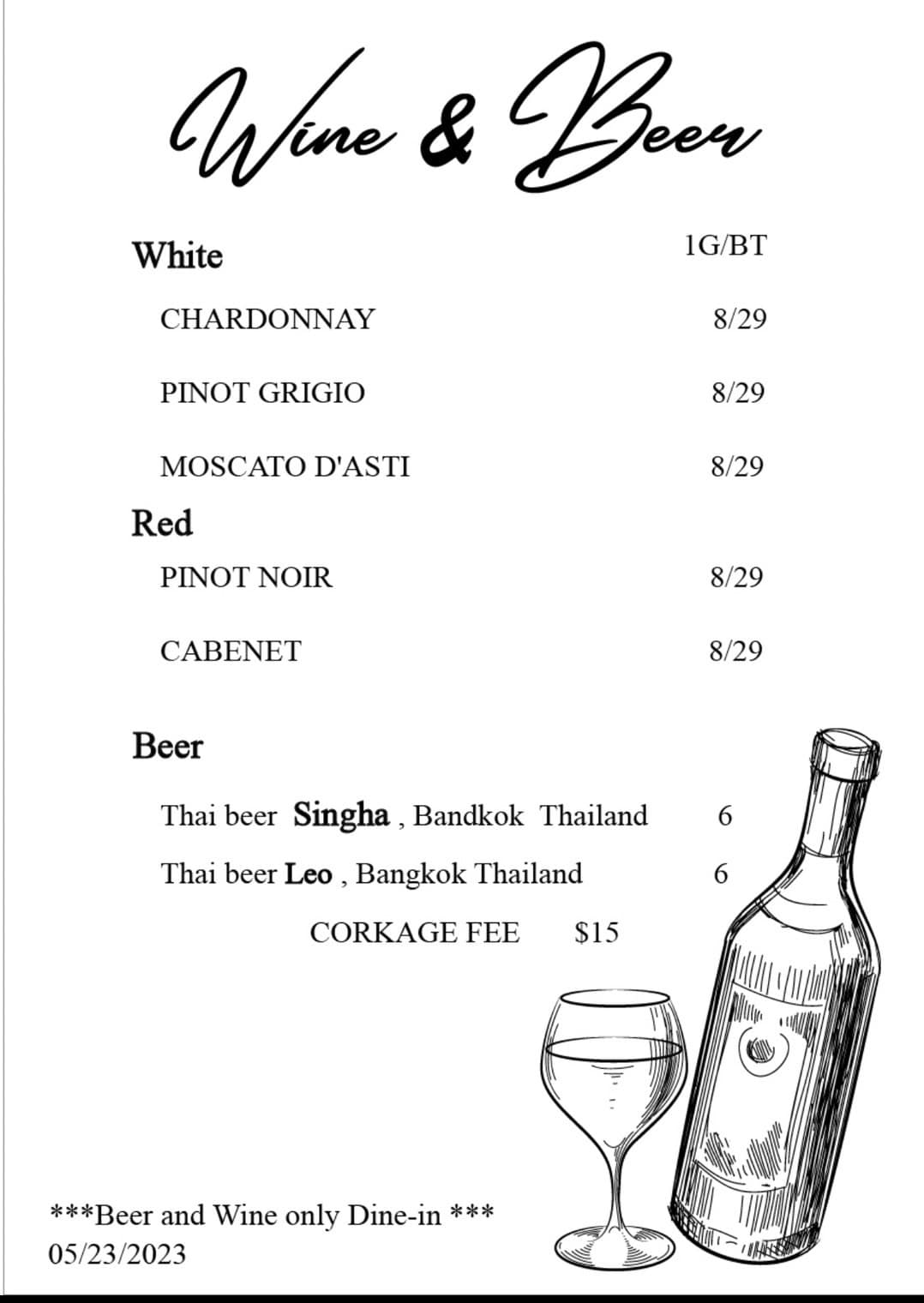 Menu page 19